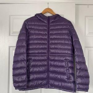 Uniqlo Purple Puffer Jacket